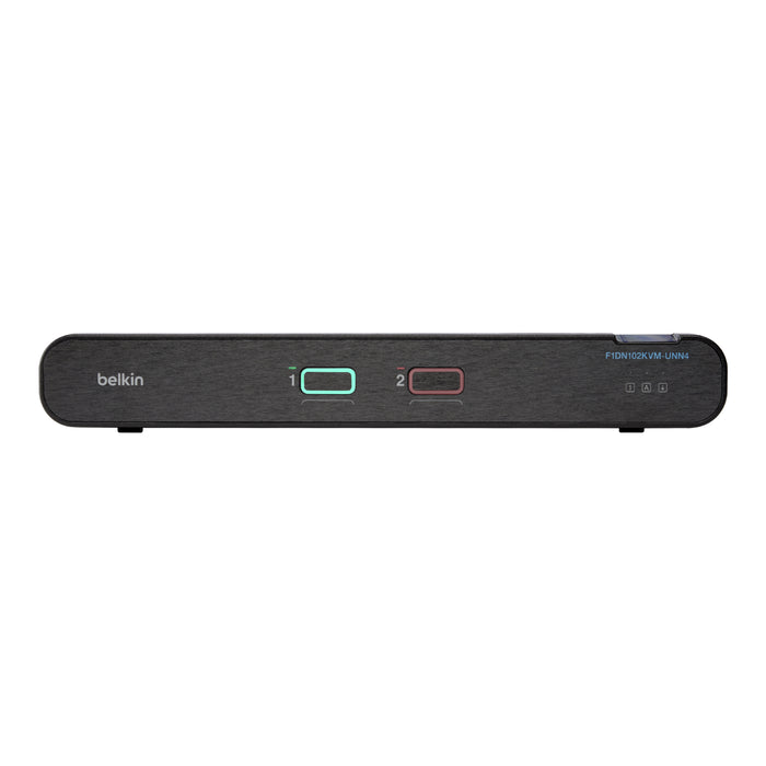 Belkin Universal 2nd Gen Secure KVM Switch, 2-Port Single Head No CAC | F1DN102KVM-UNN4