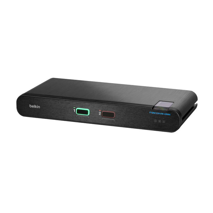 Belkin Universal 2nd Gen Secure KVM Switch, 2-Port Single Head No CAC | F1DN102KVM-UNN4