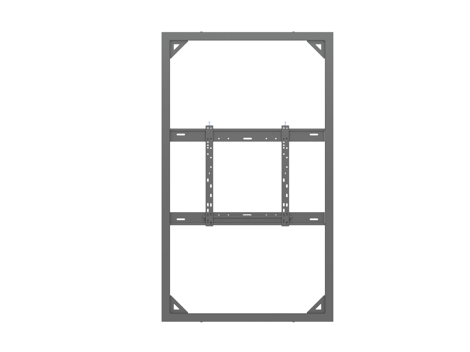 Multibrackets M Pro Series Enclosure 65" Wall Slim Medium Black Signage Display Enclosures Multibrackets