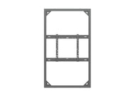 Multibrackets M Pro Series Enclosure 65" Wall Slim Medium Black Signage Display Enclosures Multibrackets