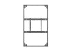 Multibrackets M Pro Series Enclosure 65" Wall Slim Medium Black Signage Display Enclosures Multibrackets