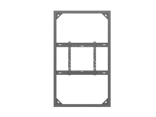 Multibrackets M Pro Series Enclosure 65" Wall Slim Medium Black Signage Display Enclosures Multibrackets