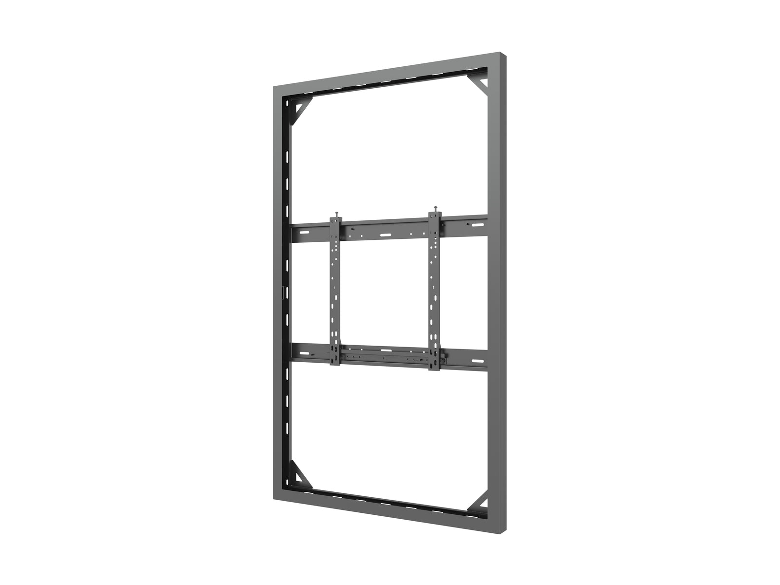 Multibrackets M Pro Series Enclosure 65" Wall Slim Medium Black Signage Display Enclosures Multibrackets