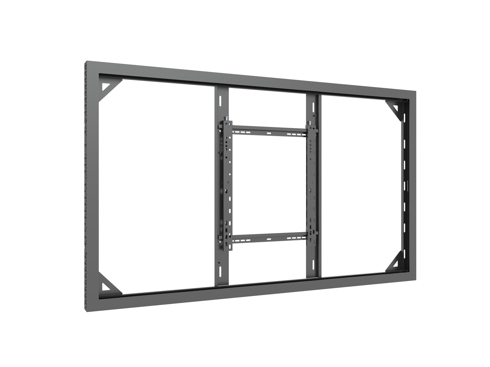 Multibrackets M Pro Series Enclosure 65" Wall Slim Medium Black Signage Display Enclosures Multibrackets