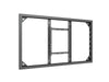 Multibrackets M Pro Series Enclosure 65" Wall Slim Medium Black Signage Display Enclosures Multibrackets