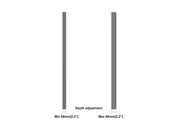 Multibrackets M Pro Series Enclosure 65" Wall Slim Medium Black Signage Display Enclosures Multibrackets