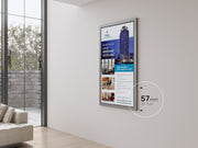 Multibrackets M Pro Series Enclosure 65" Wall Slim Medium Black Signage Display Enclosures Multibrackets