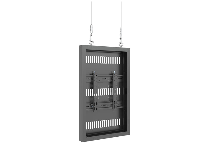 Multibrackets M Pro Series Enclosure 32" Wire Slim Small Black Signage Display Enclosures Multibrackets