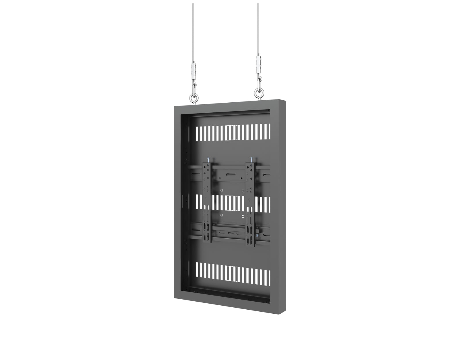 Multibrackets M Pro Series Enclosure 32" Wire Slim Small Black Signage Display Enclosures Multibrackets