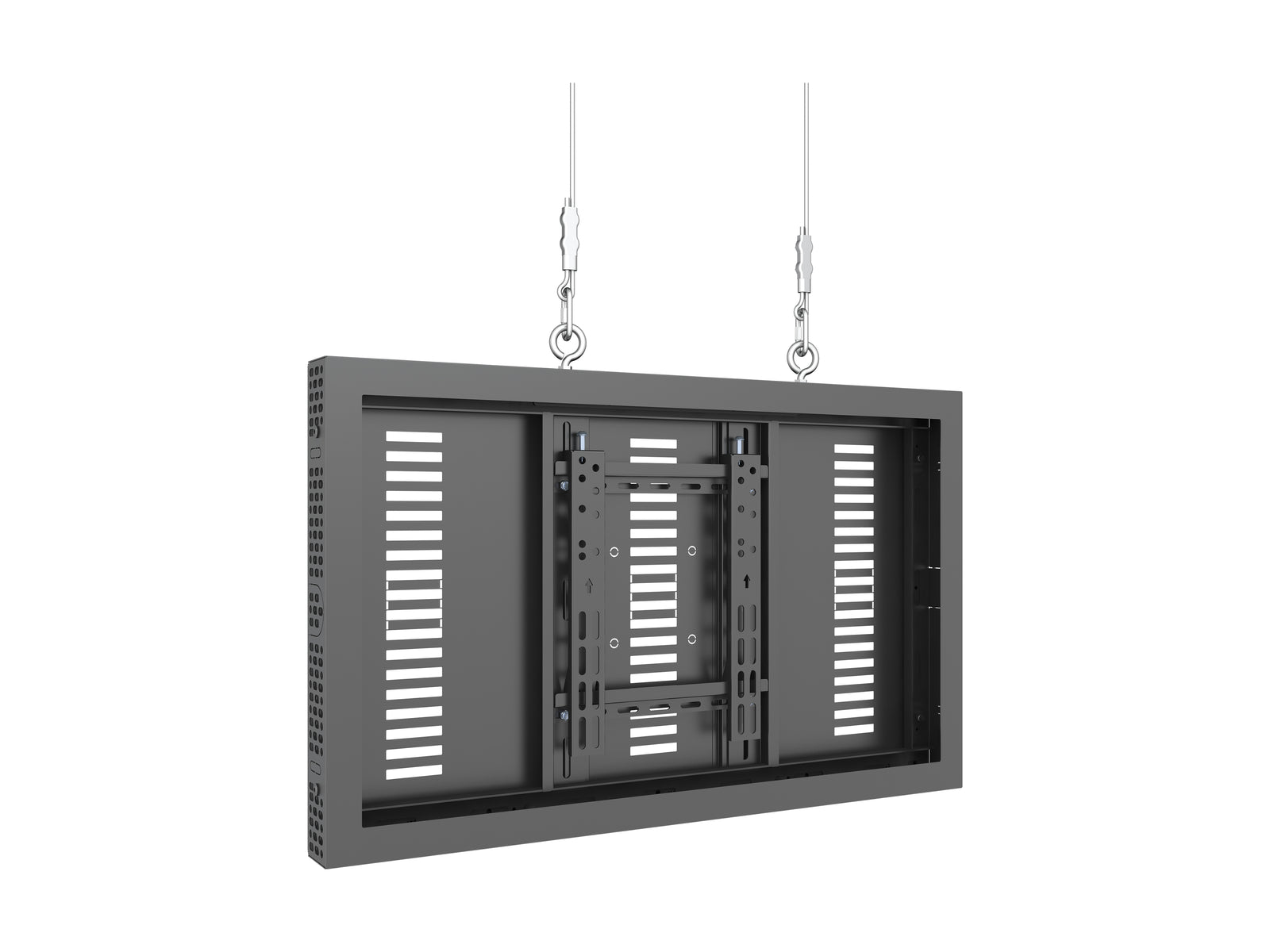 Multibrackets M Pro Series Enclosure 32" Wire Slim Small Black Signage Display Enclosures Multibrackets