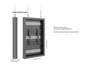 Multibrackets M Pro Series Enclosure 32" Wire Slim Small Black Signage Display Enclosures Multibrackets