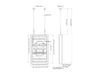 Multibrackets M Pro Series Enclosure 32" Wire Slim Small Black Signage Display Enclosures Multibrackets
