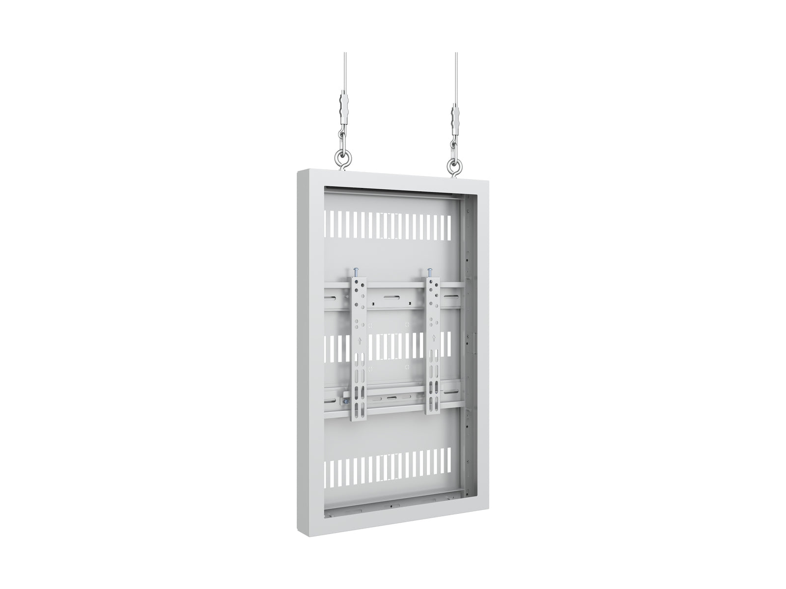 Multibrackets M Pro Series Enclosure 32" Wire Slim Small White Signage Display Enclosures Multibrackets