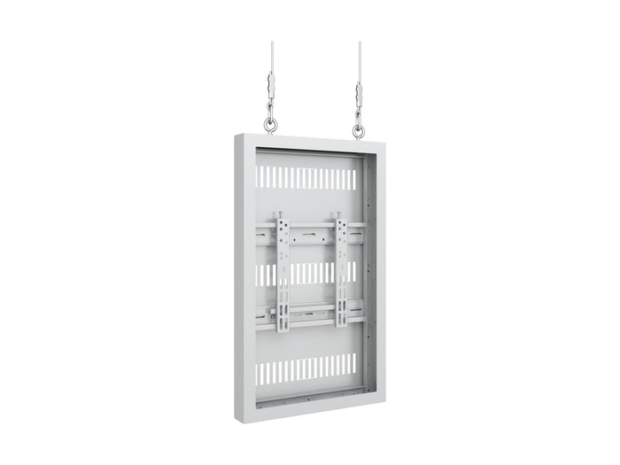 Multibrackets M Pro Series Enclosure 32" Wire Slim Small White Signage Display Enclosures Multibrackets