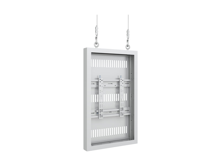 Multibrackets M Pro Series Enclosure 32" Wire Slim Small White Signage Display Enclosures Multibrackets