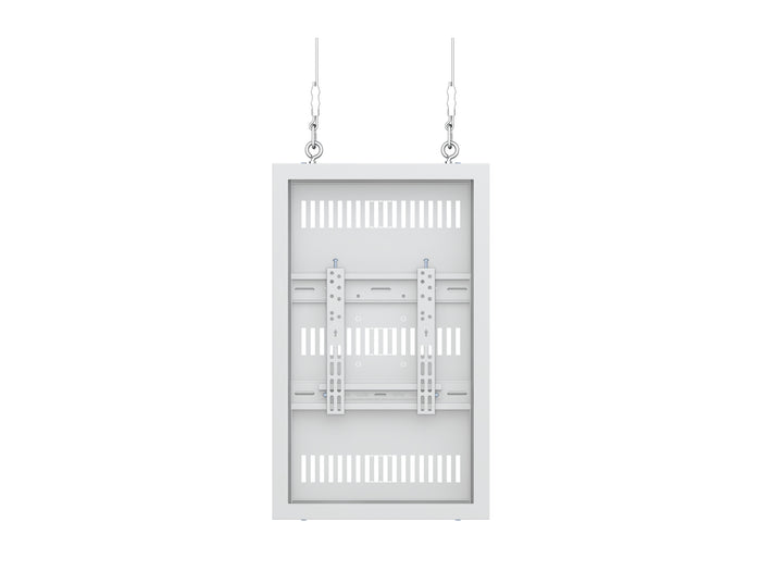 Multibrackets M Pro Series Enclosure 32" Wire Slim Small White Signage Display Enclosures Multibrackets