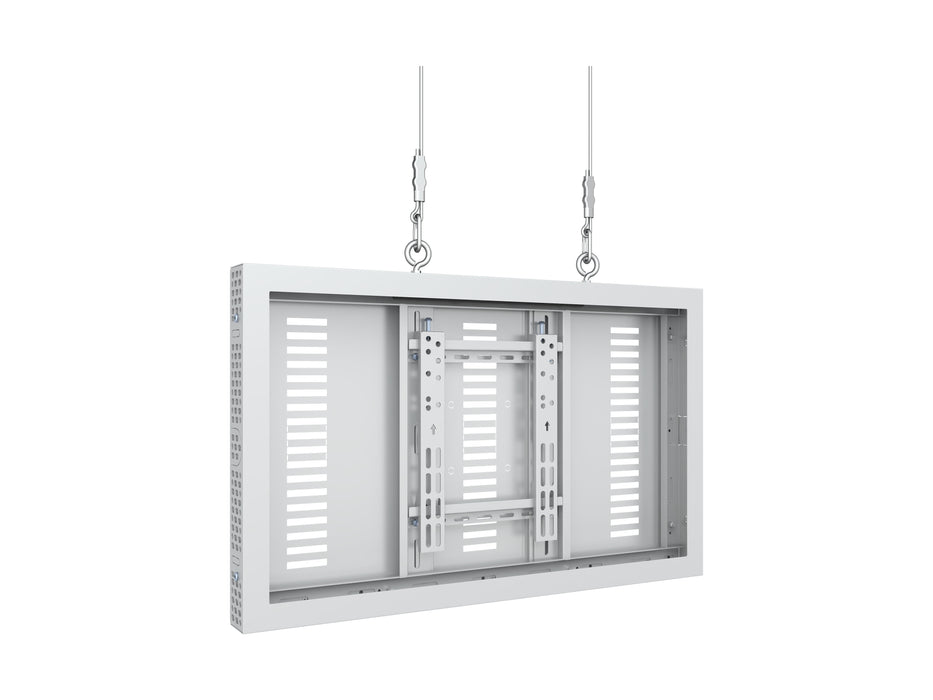 Multibrackets M Pro Series Enclosure 32" Wire Slim Small White Signage Display Enclosures Multibrackets