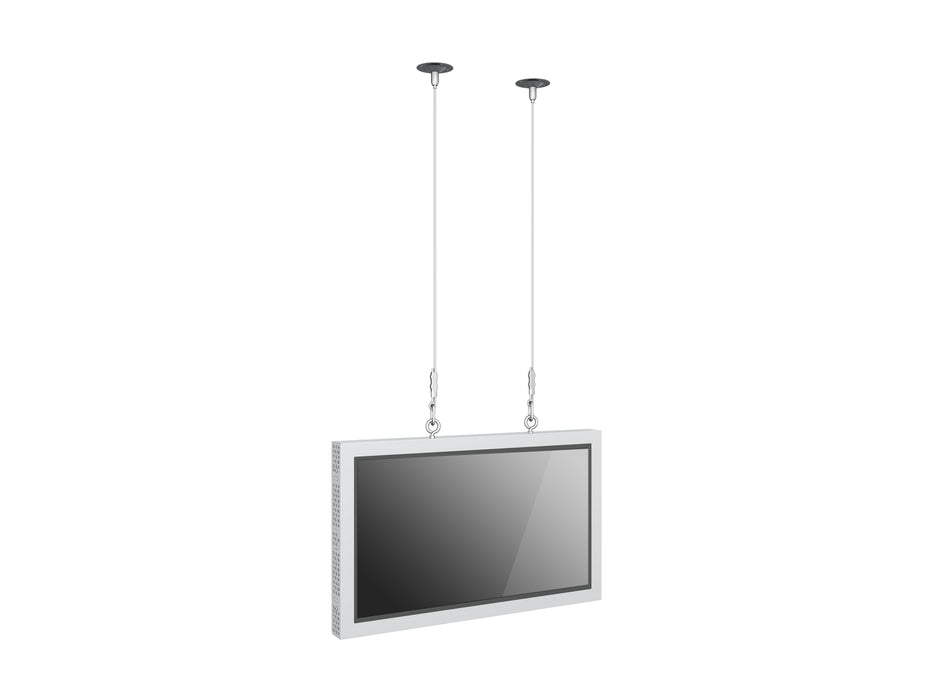 Multibrackets M Pro Series Enclosure 32" Wire Slim Small White Signage Display Enclosures Multibrackets