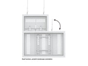 Multibrackets M Pro Series Enclosure 32" Wire Slim Small White Signage Display Enclosures Multibrackets
