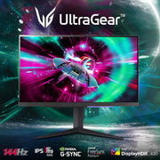 LG 27GR93U-B 27” LG UltraGear™ 144Hz UHD Gaming Monitor Gaming Monitor LG