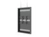 Multibrackets M Pro Series Enclosure 43" Wire Slim Small Black Signage Display Enclosures Multibrackets