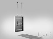 Multibrackets M Pro Series Enclosure 43" Wire Slim Small Black Signage Display Enclosures Multibrackets