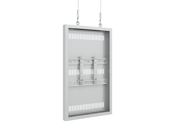 Multibrackets M Pro Series Enclosure 43" Wire Slim Small White | 7340234811465 Signage Display Enclosures Multibrackets