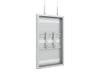 Multibrackets M Pro Series Enclosure 43" Wire Slim Small White Signage Display Enclosures Multibrackets