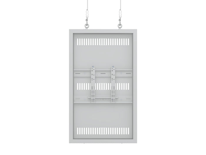 Multibrackets M Pro Series Enclosure 43" Wire Slim Small White | 7340234811465 Signage Display Enclosures Multibrackets