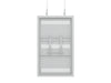 Multibrackets M Pro Series Enclosure 43" Wire Slim Small White Signage Display Enclosures Multibrackets