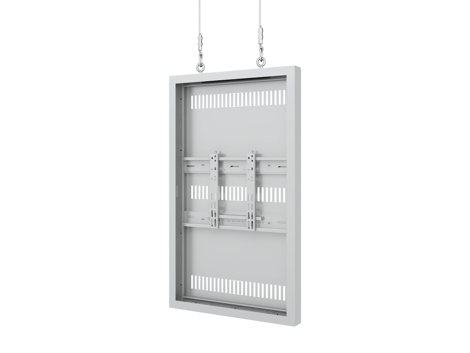 Multibrackets M Pro Series Enclosure 43" Wire Slim Small White | 7340234811465 Signage Display Enclosures Multibrackets