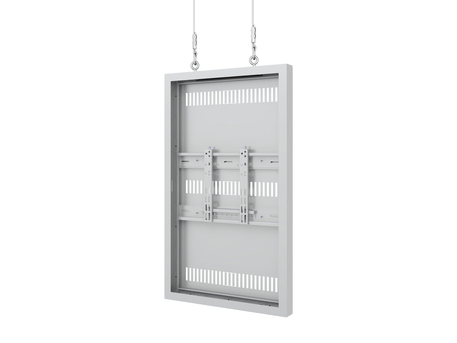 Multibrackets M Pro Series Enclosure 43" Wire Slim Small White Signage Display Enclosures Multibrackets