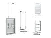 Multibrackets M Pro Series Enclosure 43" Wire Slim Small White | 7340234811465 Signage Display Enclosures Multibrackets