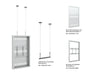 Multibrackets M Pro Series Enclosure 43" Wire Slim Small White Signage Display Enclosures Multibrackets