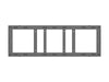 Multibrackets M Pro Series Enclosure 37” Small Black Signage Display Enclosures Multibrackets