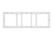 Multibrackets M Pro Series Enclosure 37” Small White Signage Display Enclosures Multibrackets