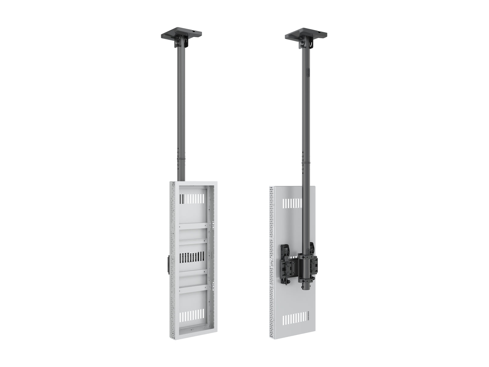 Multibrackets M Pro Series Enclosure 37” Small White Signage Display Enclosures Multibrackets