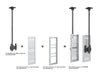 Multibrackets M Pro Series Enclosure 37” Small White Signage Display Enclosures Multibrackets