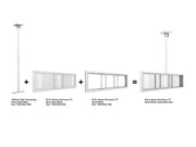 Multibrackets M Pro Series Enclosure 37” Small White Signage Display Enclosures Multibrackets