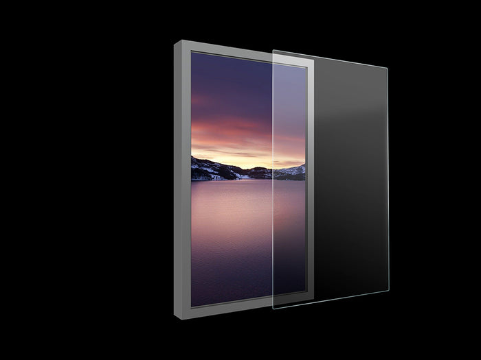 Multibrackets M Pro Series 86" Enclosure - Safety Sheet Polycarbonate Signage Display Enclosures Multibrackets