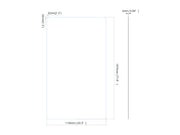 Multibrackets M Pro Series 86" Enclosure - Safety Sheet Polycarbonate Signage Display Enclosures Multibrackets