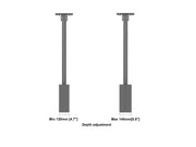 Multibrackets M Pro Series Enclosure 37" Back to Back Mount Black Signage Display Enclosures Multibrackets