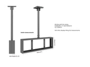 Multibrackets M Pro Series Enclosure 37" Back to Back Mount Black Signage Display Enclosures Multibrackets