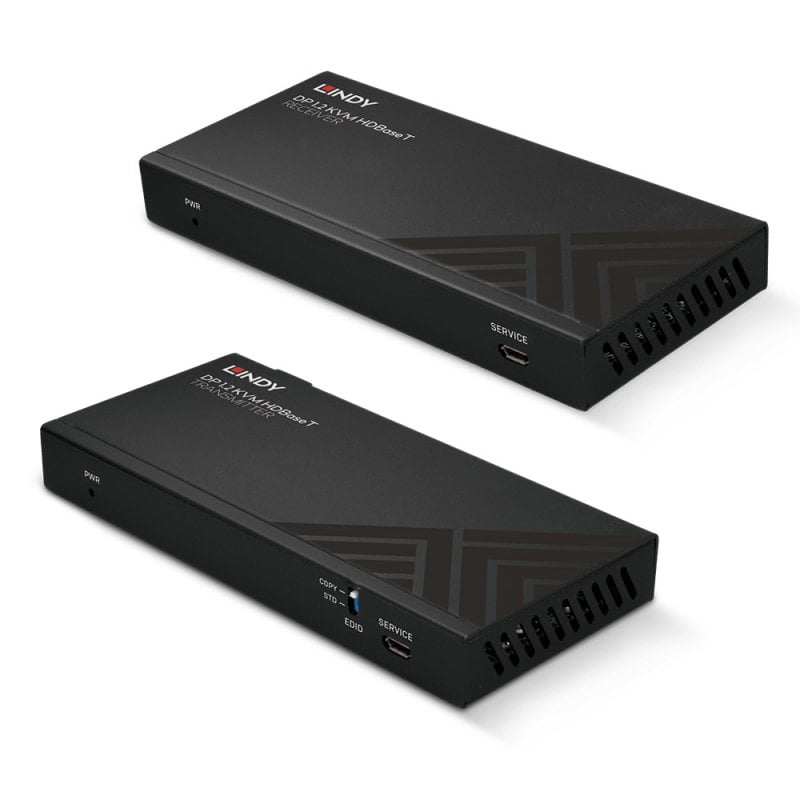 Lindy 150m Cat.6 DisplayPort 1.2, USB, IR & RS-232 HDBaseT KVM Extender | 39385 AV Extender Lindy