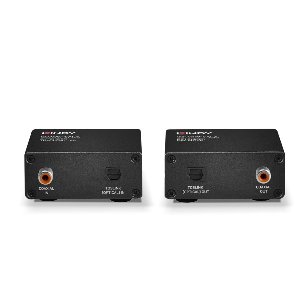 Lindy 150m Cat.6 TosLink (Optical) & Coaxial Digital Audio Extender - 70456 AV Extender Lindy