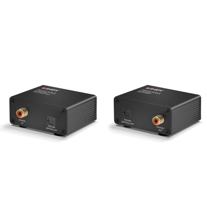 Lindy 150m Cat.6 TosLink (Optical) & Coaxial Digital Audio Extender - 70456