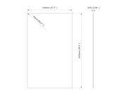 Multibrackets M Pro Series 98" Enclosure - Safety Sheet Polycarbonate Signage Display Enclosures Multibrackets