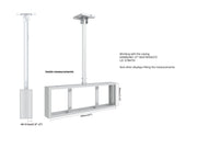 Multibrackets M Pro Series Enclosure 37" Back to Back Mount White Signage Display Enclosures Multibrackets