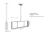 Multibrackets M Pro Series Enclosure 37" Back to Back Mount White Signage Display Enclosures Multibrackets