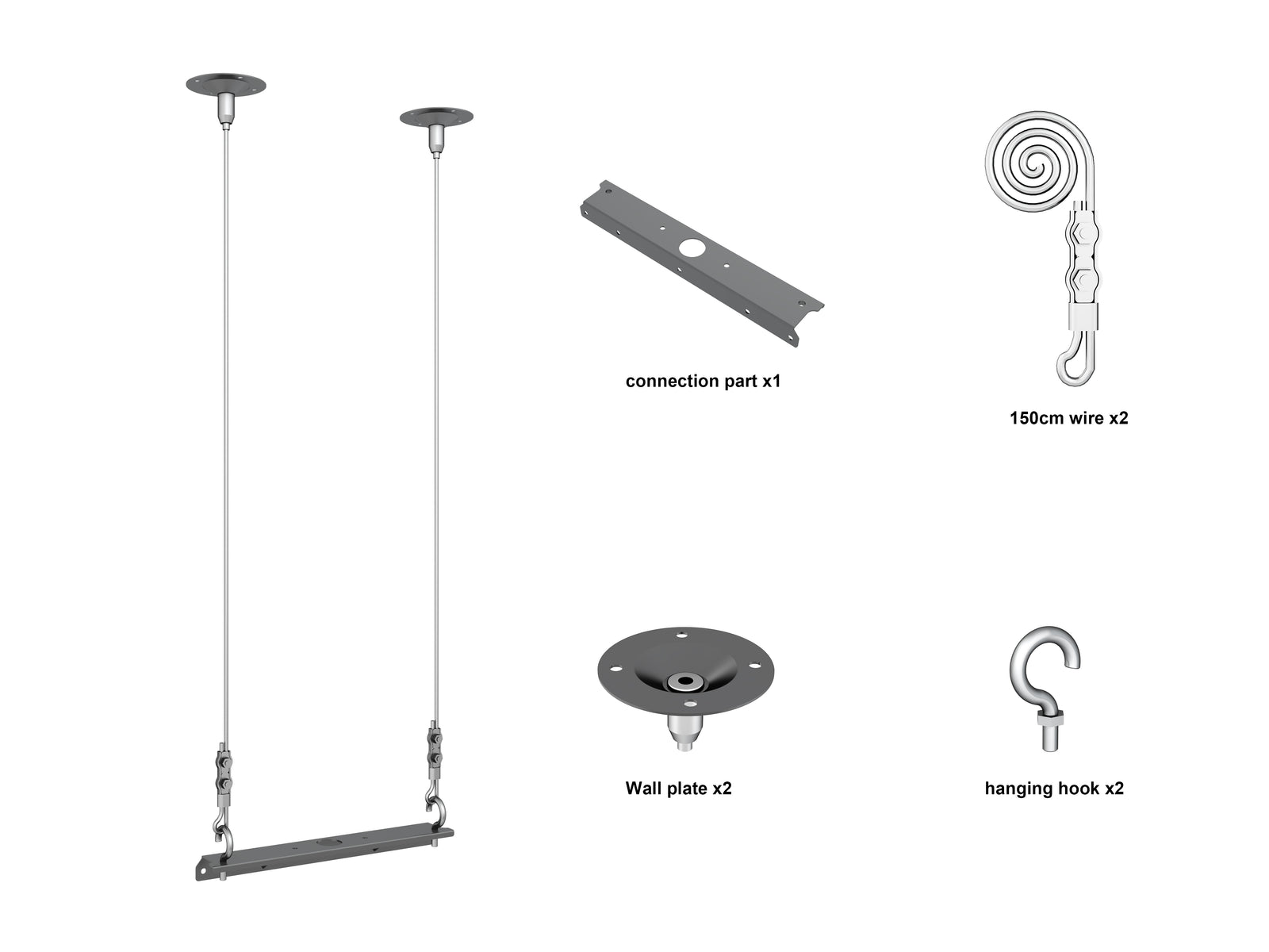Multibrackets M Pro Series Enclosure 1500mm Wire Connecting Plate Small | 7350105211522 Mounting Accessory Multibrackets